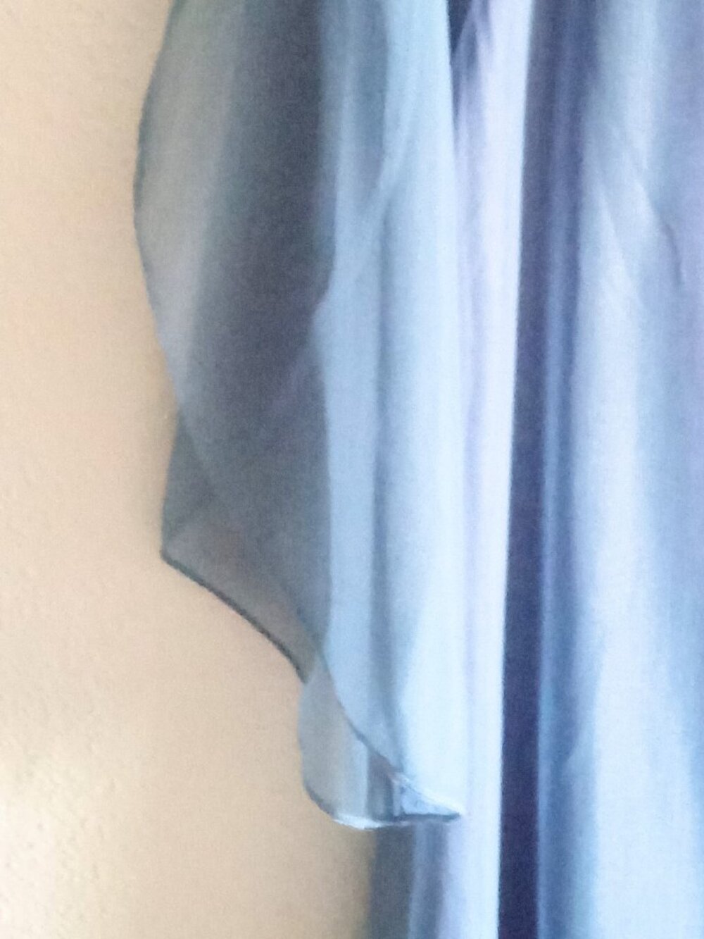 Sese Code Women 3XL Light Blue Flowy Lightweight 3/4 Sleeve Top/Tunic - Picture 6 of 9